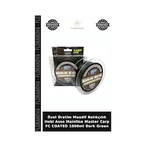Özel Üretim Muadil Balıkçılık Hobi Asso Mainline Master Carp Fc Coated 1000mt Dark Green 0.40mm
