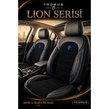Renault Symbol 2008+ Uyumlu Lion Serisi Tay Tüyü Mavi Premium Koltuk Kılıfı 49950776
