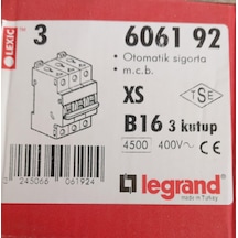 Legrand 3x16a B Tipi Otomat 4,5ka