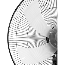 Everest Fapazaryeri Siyah Coolair 3 Kademeli Hız 40cm 5 Kanat Pervane Ve Çerçeve 45w Otomatik Salınım Yükseklik A 1