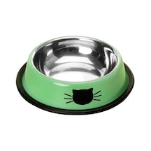 Paslanmaz Çelik Kedi Köpek Mama ve Su Kabı 180 ML