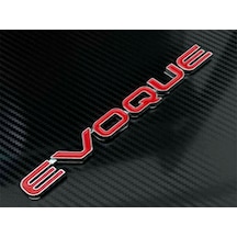 Range Rover Evoque Bagaj Yazısı Kırmızı Oem Kalite Yazı Logo Arma Amblem 0
