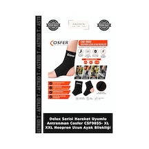 Delux Serisi Hareket Uyumlu Antrenman Cosfer Csf9855- Xl Xxl Neopren Uzun Ayak Bilekliği Çok Renkli