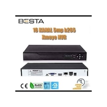 16 Kanal 5 Mp H265 Xmeye Nvr Güvenlik Kamerası Kayıt Cihaz Kd-3616