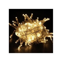 10 Mt Günışığı 100 Led Fişli Noel Parti Yılbaşı Ağaç Dekoratif Aydınlatma Animasyonlu Süsleme
