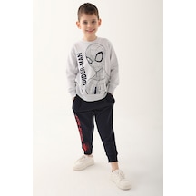 Spiderman Kar Melanj Erkek Çocuk Eşofman Takımı 5274-41275