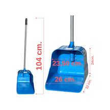 Mastermop Metal Saplı Endüstriyel Çöpçü Faraşı 12'li