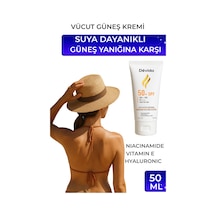 Suya Dayanıklı Spf 50+ Vücut Güneş Kremi Leke Karşıtı, Aydınlatıcı, Ton Eşitleyici