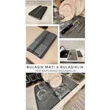 Tezgah Üstü Katlanır Bulaşıklık - Tabaklık - Kurutmalık Bulaşık Düzenleyicisi Plastik Gri Diğer