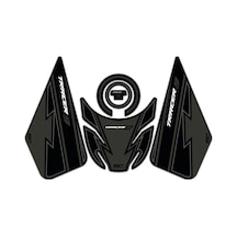 GP Kompozit  Yamaha MT-09 Tracer 2021-2024 Uyumlu Tank Pad Seti Siyah