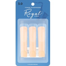 D'addario Rkb0330 Royal Tenor Saksafon Kamışı No: 3.0 Orta Seviye/eğitim - 3'lü Paket Orta Sertlik, Net Artikülasyon Ve Kararlı Ses Yapısı