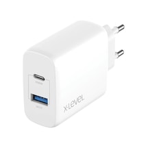 Akıllı Alet Mobil Aksesuar Cihaz Başlığı X-level Xc4035 X-charger Ultraboost 65w Şarj Adaptör 2port
