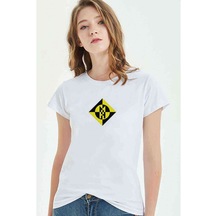 Machine Head Baskılı Beyaz Kadın Tshirt (534300068)