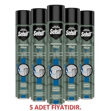 Selsil Montaj Köpüğü 5 Adet 750 Ml