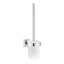 Start Cube Tuvalet Fırçası Seti, Duş/banyo Aksesuarları, Krom, 40977000 Açık Ahşap