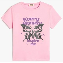 Koton Kız Çocuk T-shirt Pembe 4skg10571ak 24yy59003848 Y5914 Pembe