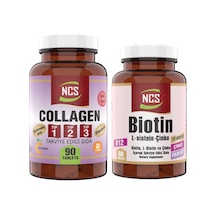 Ncs Tip 1-2-3 Collagen Kollajen 1000 MG 90 Tablet Biotin 60 Tabl