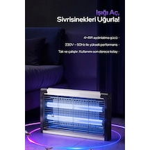 Elektirikli Sinek Kovucu 8w / Sinek Öldürücü Ve Kovucu / Uv Mor I