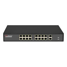 Poe Switch 10/100M 16+2 Uplink Port