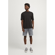 Jack & Jones Erkek Rick Icon 370 Denim Sort 12249214 Grey Denim Gri