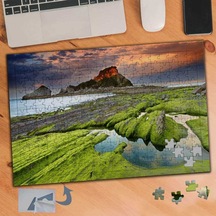 Volkanik Doğal Manzarası 240 Parça Puzzle Yapboz Tablo-961