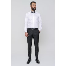 Efor P 2020 Slim Fit Siyah Klasik Pantolon Siyah