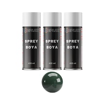 3 Adet Ral 6005 Koyu Çit Yeşili Sprey Boya 400 Ml.