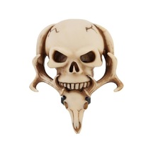 Wondernest Evrensel Araçlar İçin Kafatası Şekilli Çift Kafa Vites Topuzu - Manuel/otomatik Bej Bej