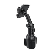 Chuangyinshop Siyah Araç Telefon Tutucu 2025 Yeni Su Bardağı Tipi Ayarlanabilir Telefon Tutacağı