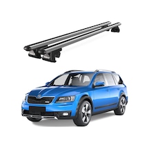 Venüs Skoda Octavia Scout 2014 Ve Sonrası Uyumlu Gri Ara Atkı Port Bagaj Tavan Barı