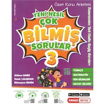 3. Sınıf Tüm Dersler Yeni Nesil Çok Bilmiş Sorular -  Kırmızı Beyaz Yayınları