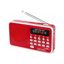 L-938 Şarjlı Taşınabilir Fm Radyo Dijital Ekranlı Usb/tf/sd/aux Destekli Bl-5c Bataryalı
