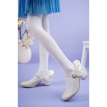 Epaavm - Topuklu Sedef Simli Kız Çocuk Ayakkabı - Mwm012604