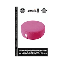 Delux Serisi Rahat Minder Bireysel Ders Grup Dersi Woo Yoga Yg-my200 Pink Meditasyon Minderi Pembe