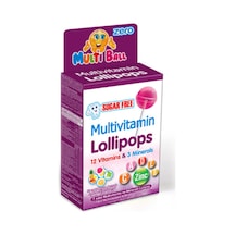 Multiball Şekersiz Multivatamin Lolipops