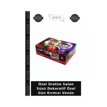 Özel Üretim Salon Süsü Dekoratif Özel Gün Kırmızı Venüs
