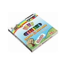 Nova Color 12'li Büyük Boy Mum Boya - Silinebilir Boya