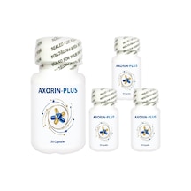 Axorin Plus 4 Adet Erkeklere Özel Rahatlamaya Cüce Palmiye Çinko Beta-sitosterol İçerikli Bitkisel Formül 20 Kapsül