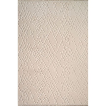Plato Halı Opqo İskandinav Premium Yıkanabilir Polyester Kaymaz Taban Krem Halı