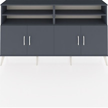 Arges Konsol 6 Raflı 4 Kapaklı 176x30x99 Antrasit-antrasit/aytaşı Antrasit-antrasit/aytaşı