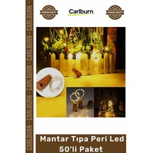 Periled Dekoratif Günışığı Aydınlatma Şişe Süsleme Kaliteli Mantar Tıpa Peri Led 50'li Paket