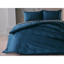 Saten Artline Nevresim Takımı Çift King Size - Mavi