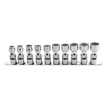 Ceta Form 10 Pc.3/8"12 Köşe Mafsallı Lokma Anahtar Tk. C12u-rb10