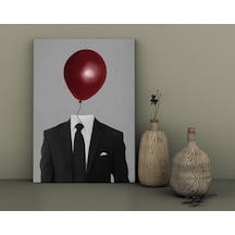 Bk Home Balloon Man Tasarımlı Kanvas Tablo 30X50Cm-1