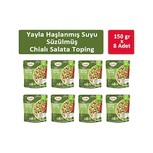 Yayla Haşlanmış Suyu Süzülmüş Chialı Salata 8 x 150 G