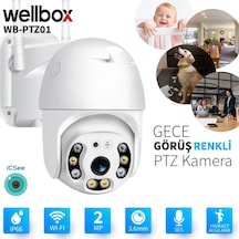 Wellbox Wb Ptz01 2mp 3 6mm Wifi Dış Ortam Ahd Pan Tilt Kamera