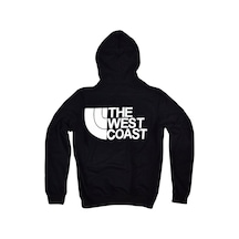 The West Coast Baskılı Çocuk Sweatshirt Siyah