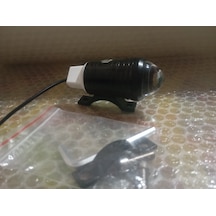 Siyah Sis Farı Mini 3 Modlu Beyaz Çakar 1 Adet