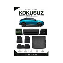 Peugeot 3008 Hybrid 2025 Model Aracınıza Özel 4d Karbonlu Kauçuk Paspas Takımı Ve Alt Bagaj Havuzu