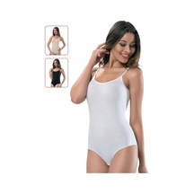 Hepsine Rakip 6lı Kadın İp Askılı Kancalı Çıtçıtlı Body Likralı Zıbın S-battal Çok Renkli